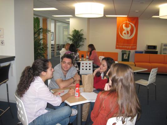 Students in Lounge